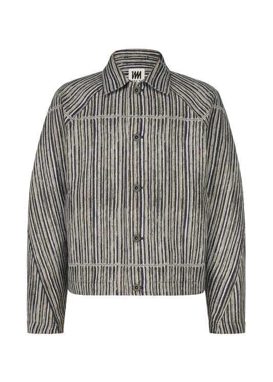 A product shot of the IM MEN CURVINESS blouson in light blue.