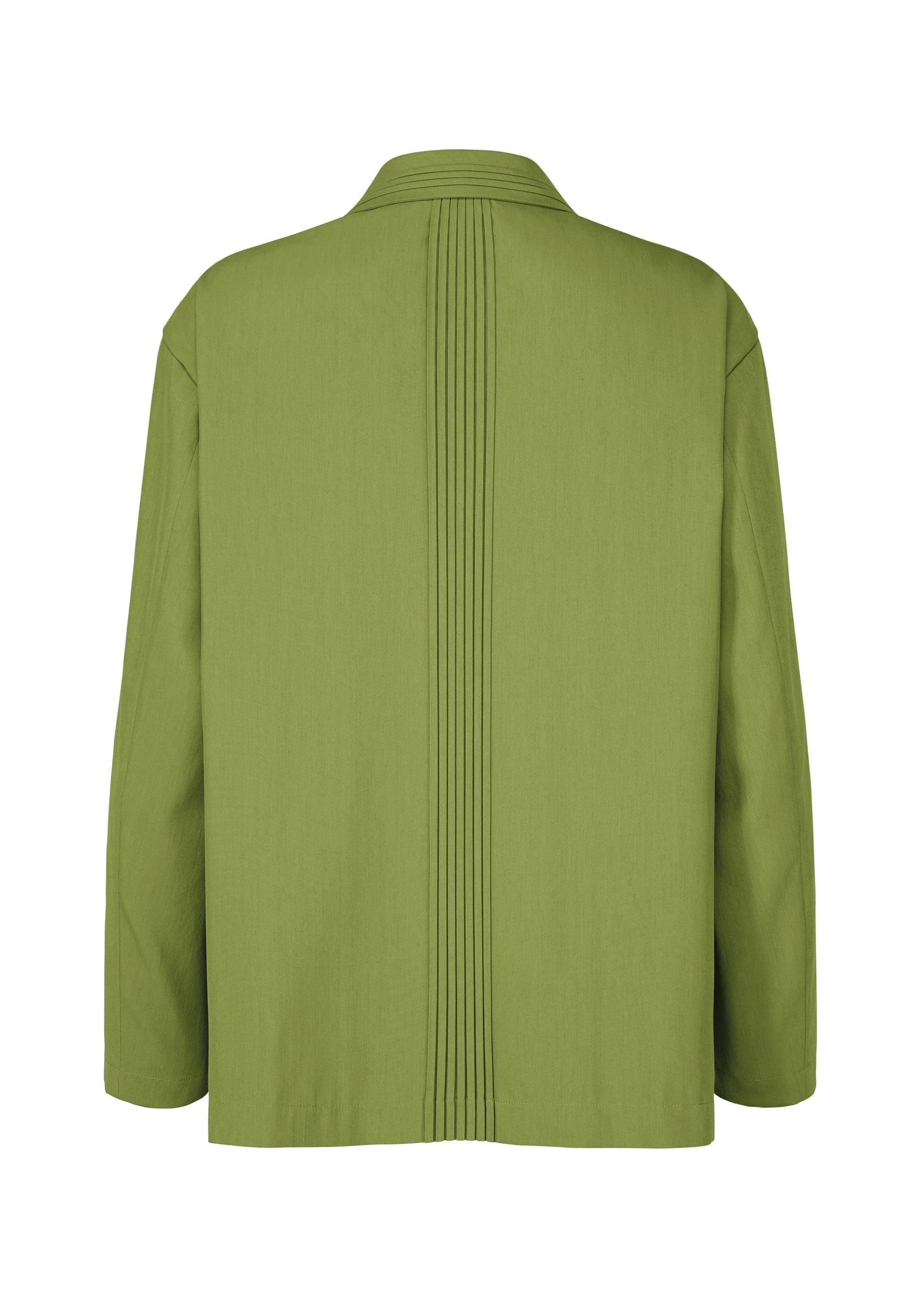 A detail shot of the IM Men AIR PLEATS prêt à porter.