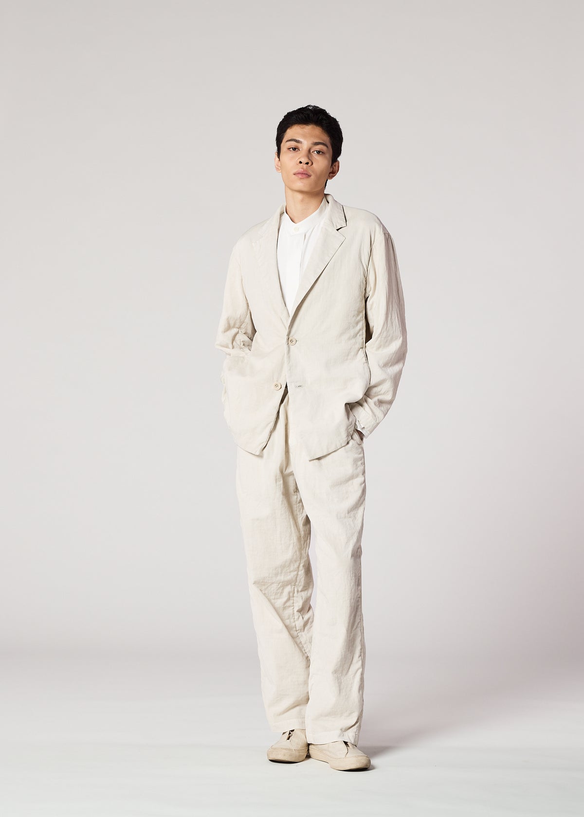 Veste en coton double face PIGMENT Gris anthracite