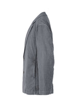 A detail shot of the IM Men PIGMENT DOUBLE FACE COTTON jacket.