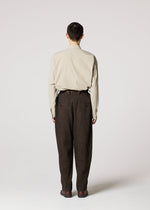 A model wears the IM MEN TEXTURES prêt à porter.