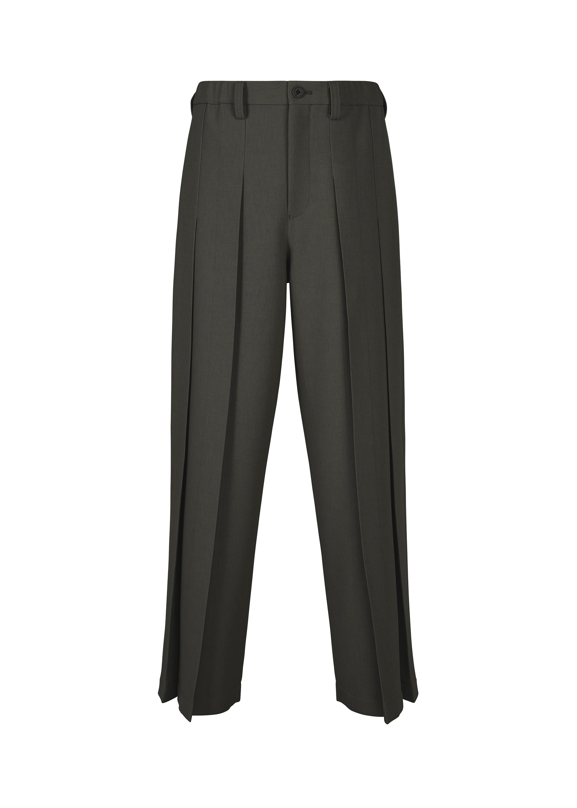 A product shot of the IM Men CORNICE trousers in charcoal grey (13), recurring_style.