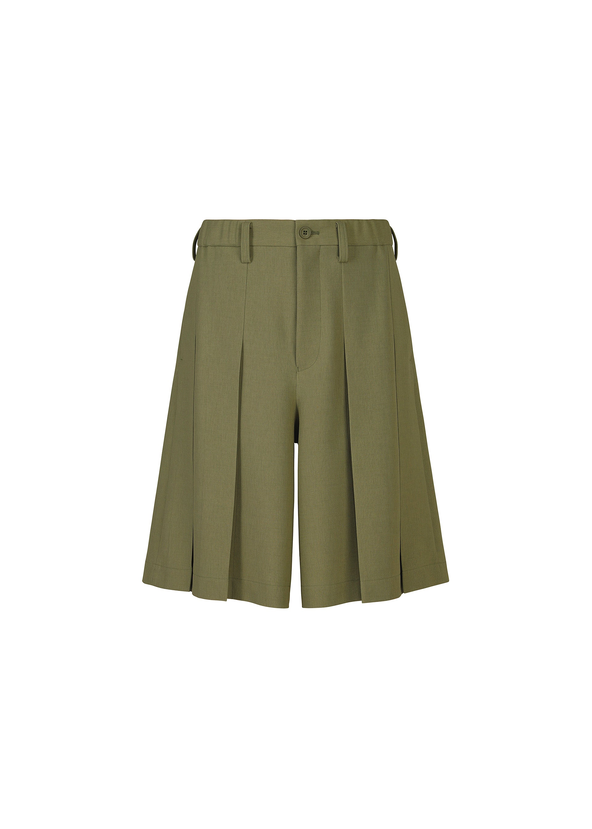 A product shot of the IM Men CORNICE trousers in khaki (65), recurring_style.