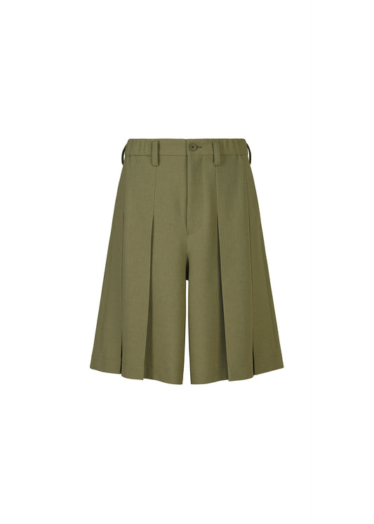 A product shot of the IM Men CORNICE trousers in khaki (65), recurring_style.