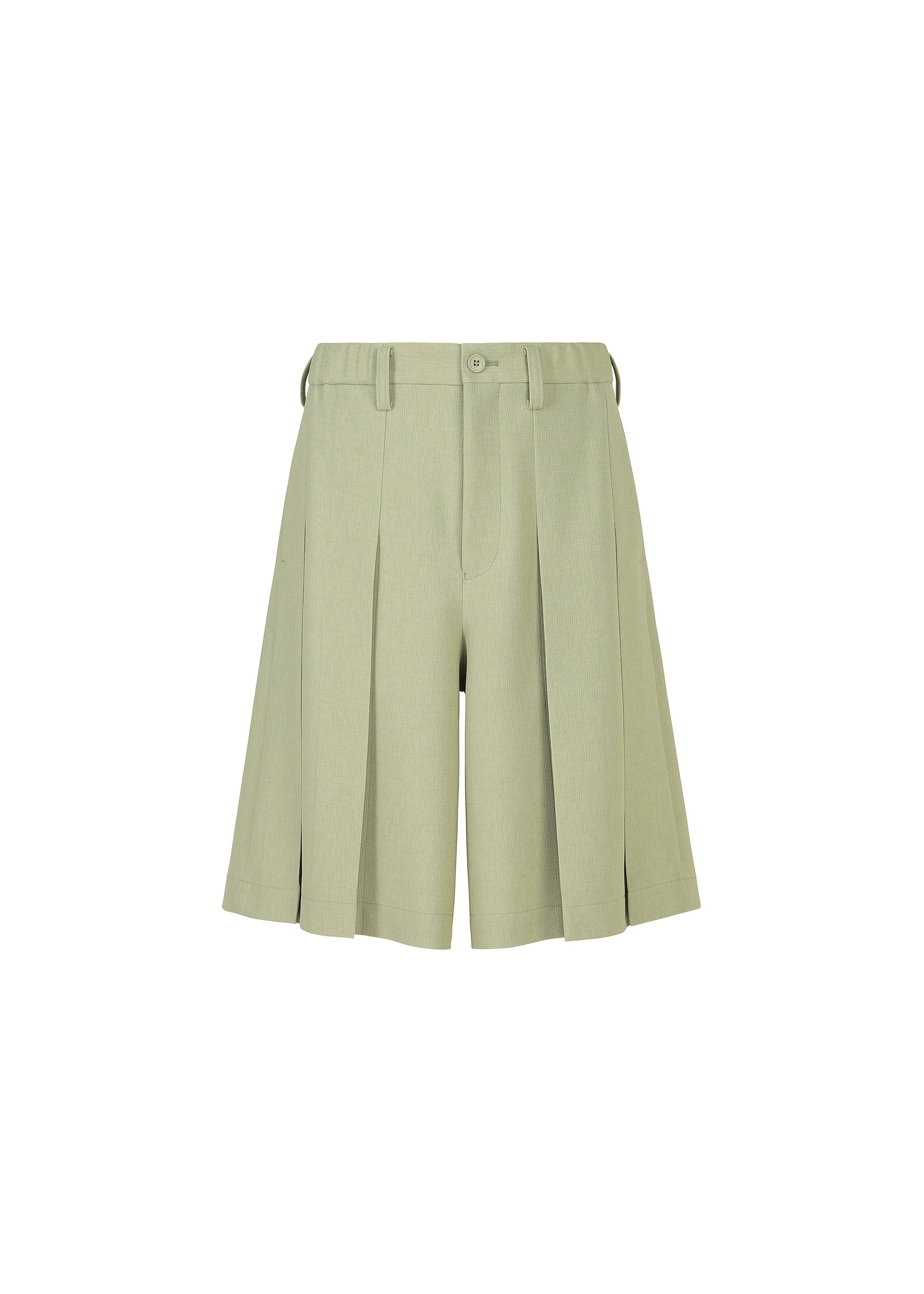 A product shot of the IM Men CORNICE trousers in sage green (66), recurring_style.