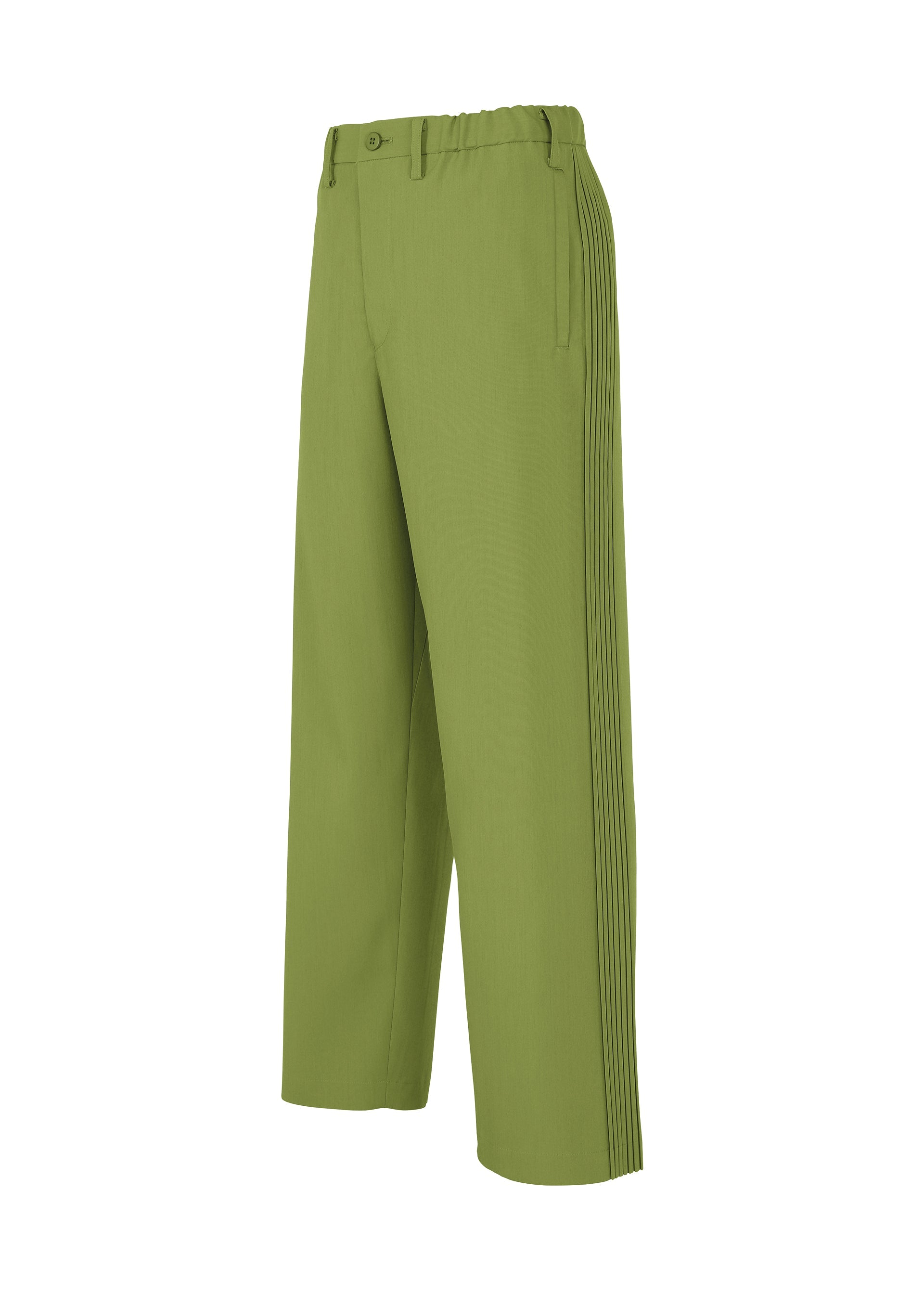 A detail shot of the IM Men AIR PLEATS prêt à porter.