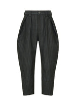 A product shot of the IM MEN CURVINESS trousers in charcoal gray.