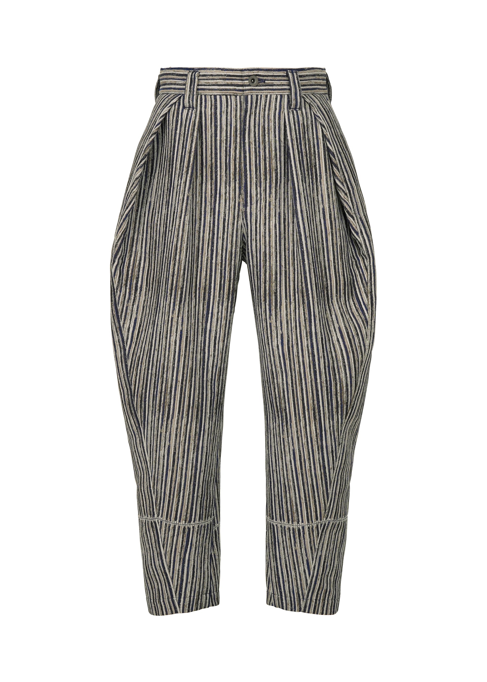 A product shot of the IM MEN CURVINESS trousers in light blue.