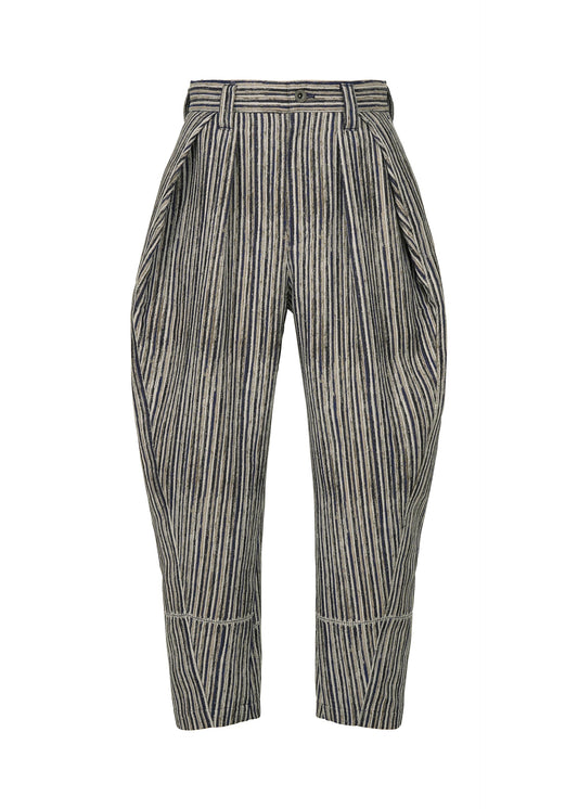 A product shot of the IM MEN CURVINESS trousers in light blue.