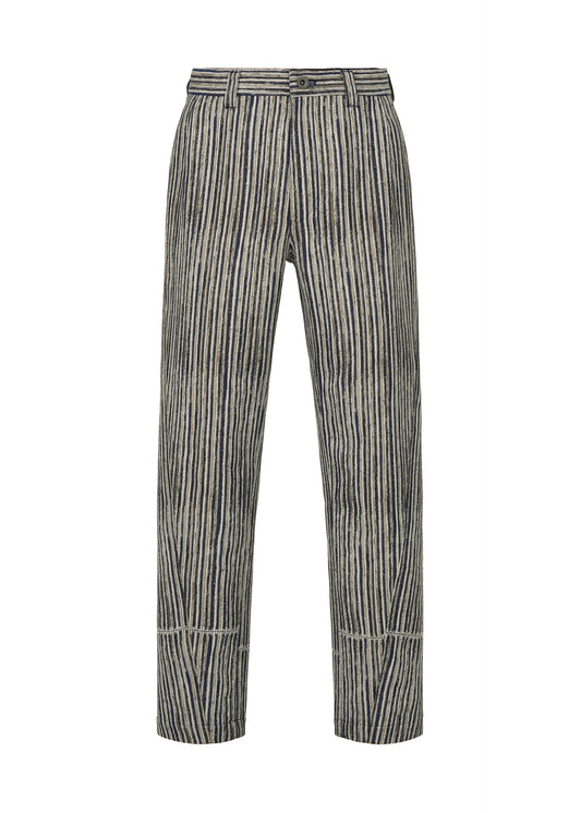 A product shot of the IM MEN CURVINESS trousers in light blue.