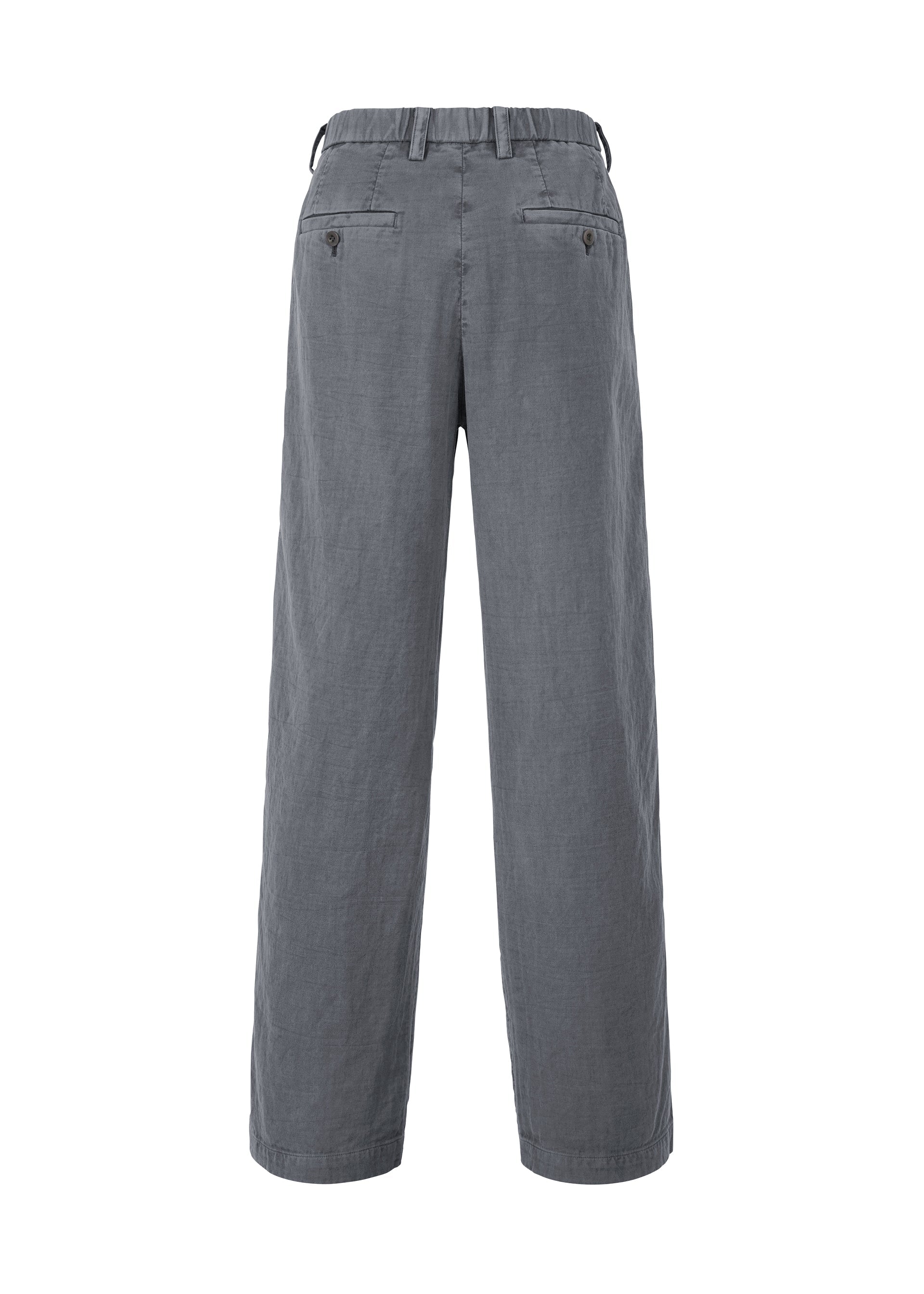 A detail shot of the IM Men PIGMENT DOUBLE FACE COTTON pants.