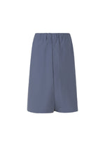 A product shot of the IM MEN NAVY BOTTOMS trousers in dark blue.