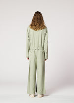 A model wears the IM Men CORNICE jumpsuit.