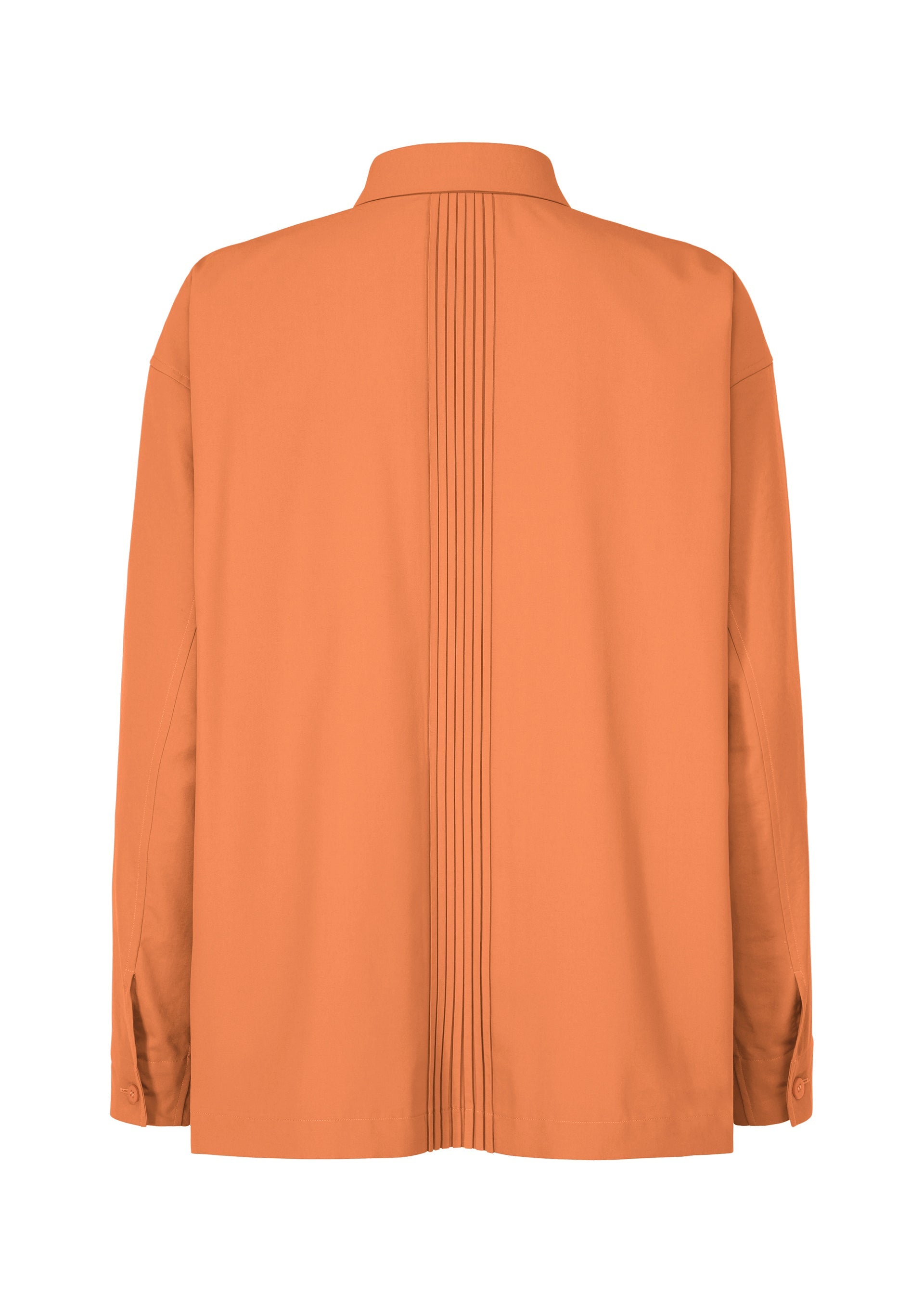 PLEATS SHIRT Shirt Light Orange – ISSEY MIYAKE EU