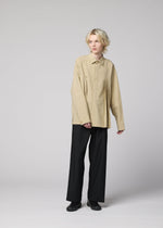 A model wears the IM Men LINEN LIKE SHIRT shirt.