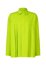 A product shot of the IM Men LINEN LIKE SHIRT shirt in light green (60), recurring_style.