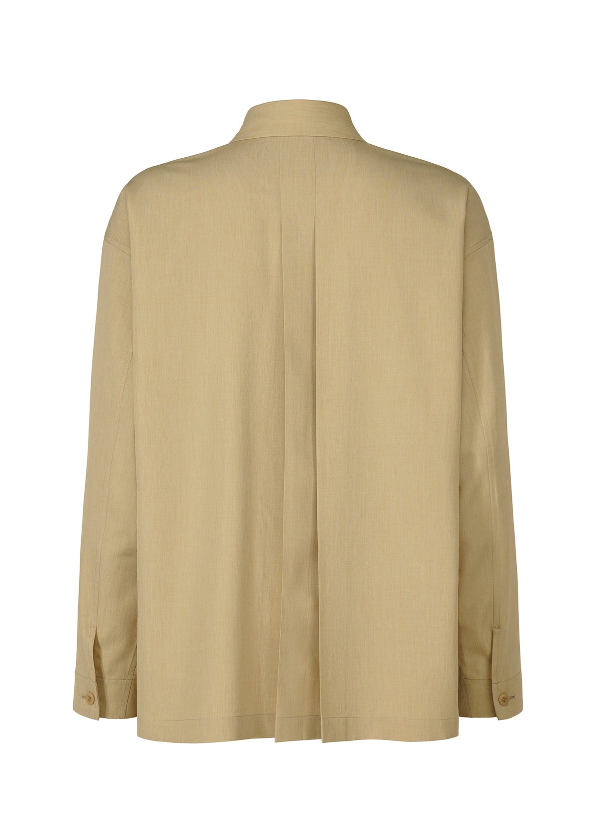 A detail shot of the IM Men LINEN LIKE SHIRT shirt.