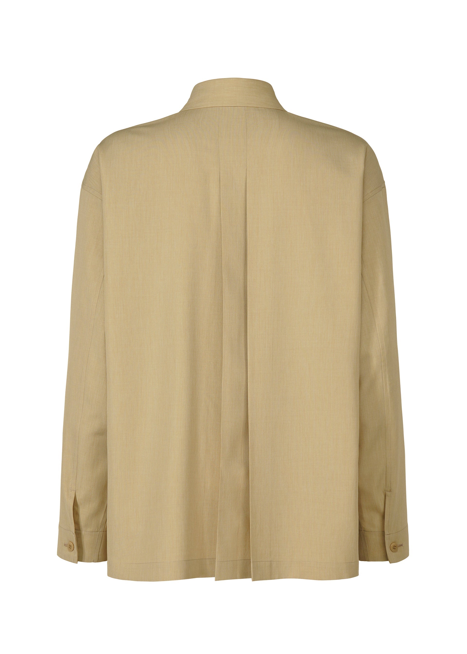 A detail shot of the IM Men LINEN LIKE SHIRT shirt.