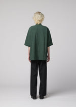A model wears the IM Men LINEN LIKE SHIRT shirt.