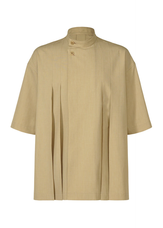 A product shot of the IM Men LINEN LIKE SHIRT shirt in light beige (40), recurring_style.