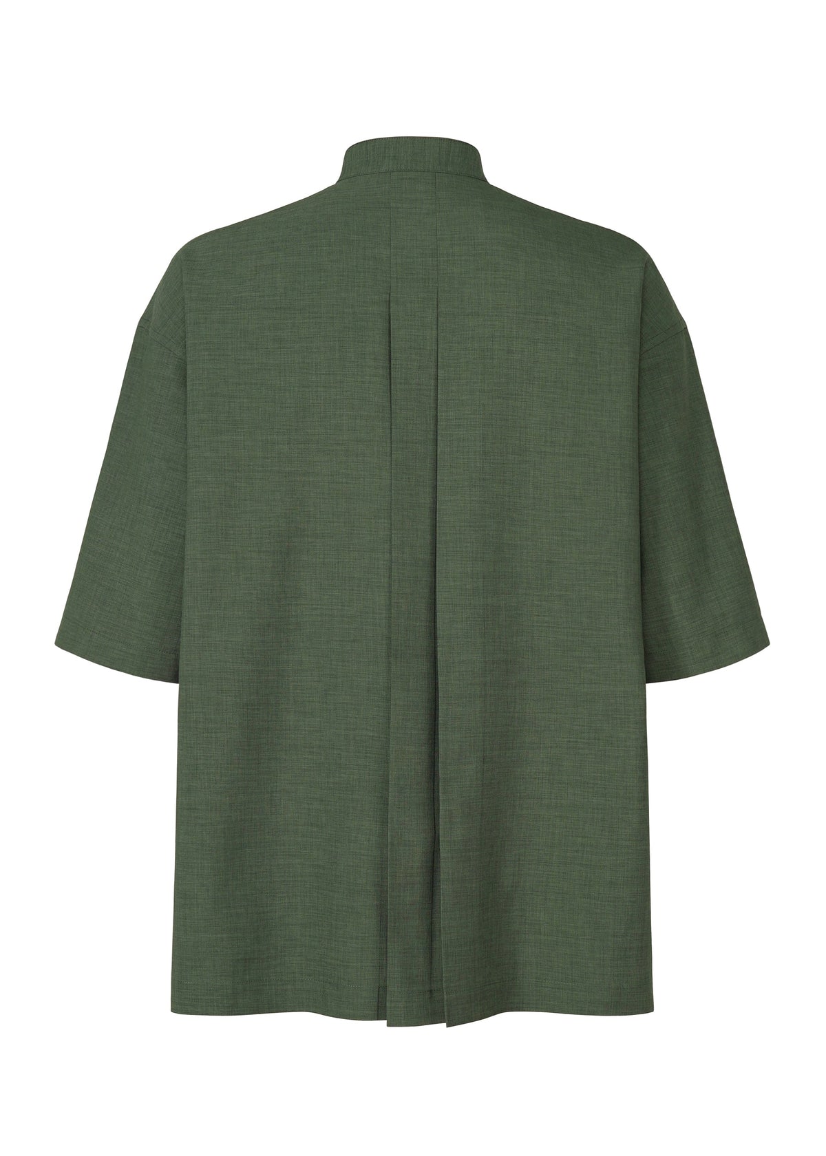 A detail shot of the IM Men LINEN LIKE SHIRT shirt.