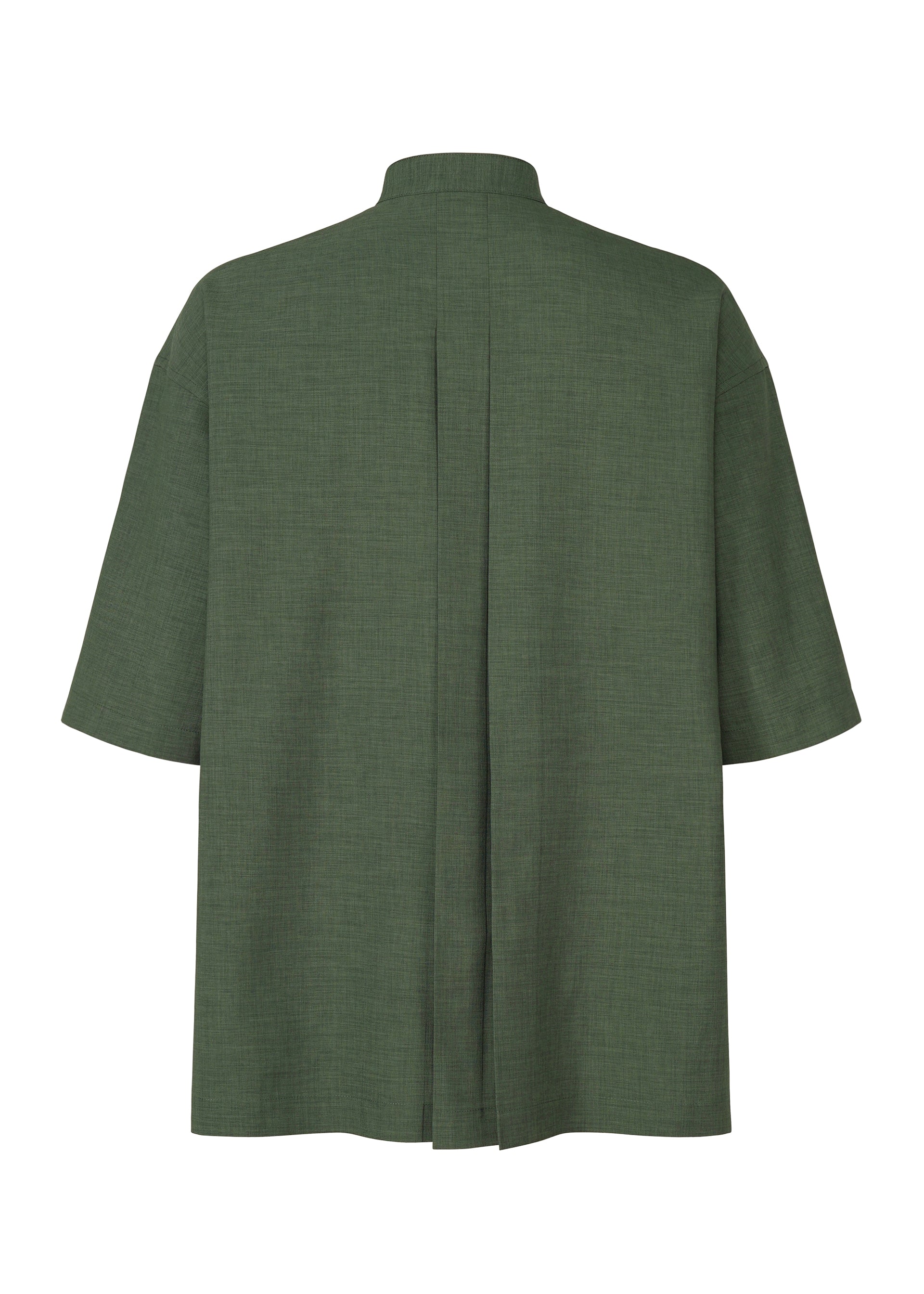 A detail shot of the IM Men LINEN LIKE SHIRT shirt.
