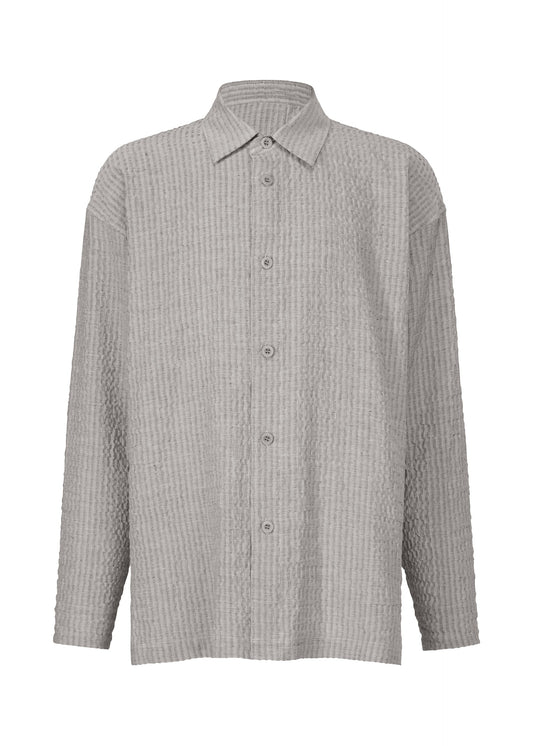 A product shot of the IM Men STRIPE LINEN SHRINK shirt in .