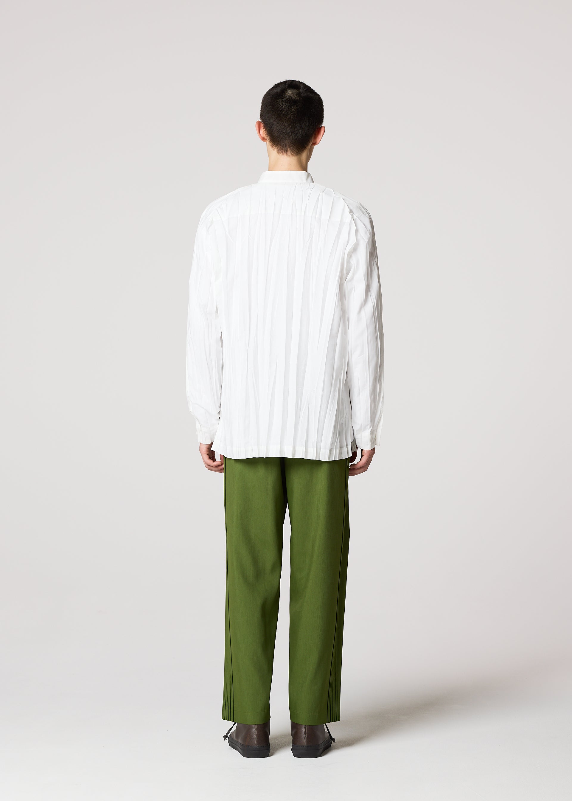 WRINKLE SHIRT Shirt Blue Grey – ISSEY MIYAKE EU