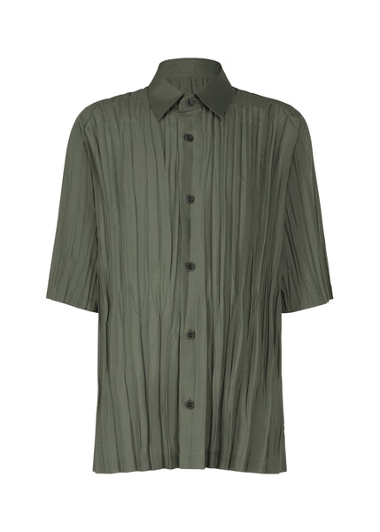 WRINKLE SHIRT Shirt Charcoal Grey – ISSEY MIYAKE EU