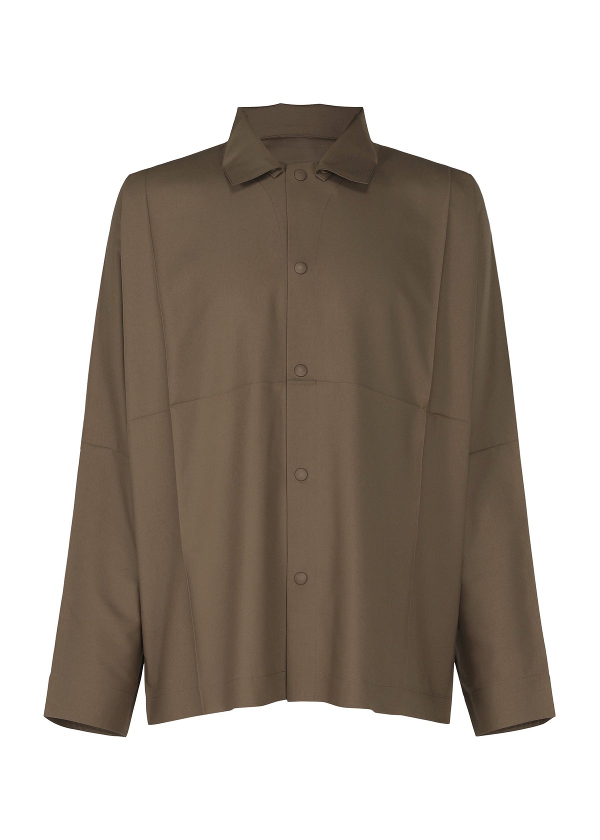 A product shot of the IM Men COMPACT SHIRT shirt in dark brown (45), recurring_style.