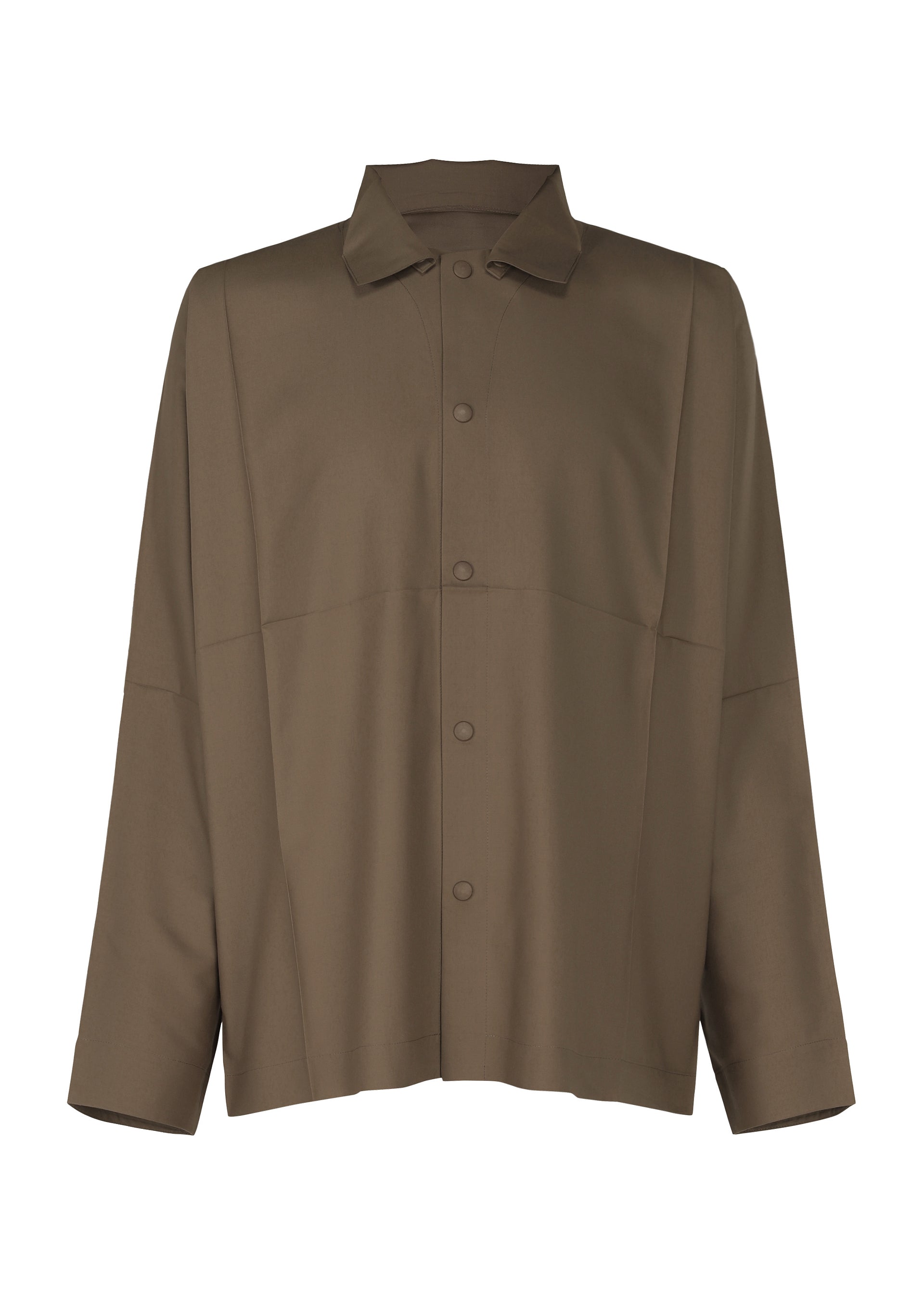 A product shot of the IM Men COMPACT SHIRT shirt in dark brown (45), recurring_style.