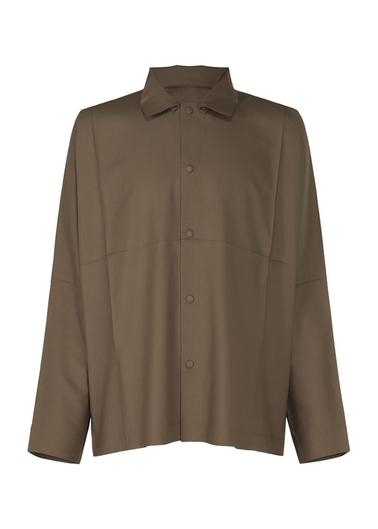 A product shot of the IM Men COMPACT SHIRT shirt in dark brown (45), recurring_style.