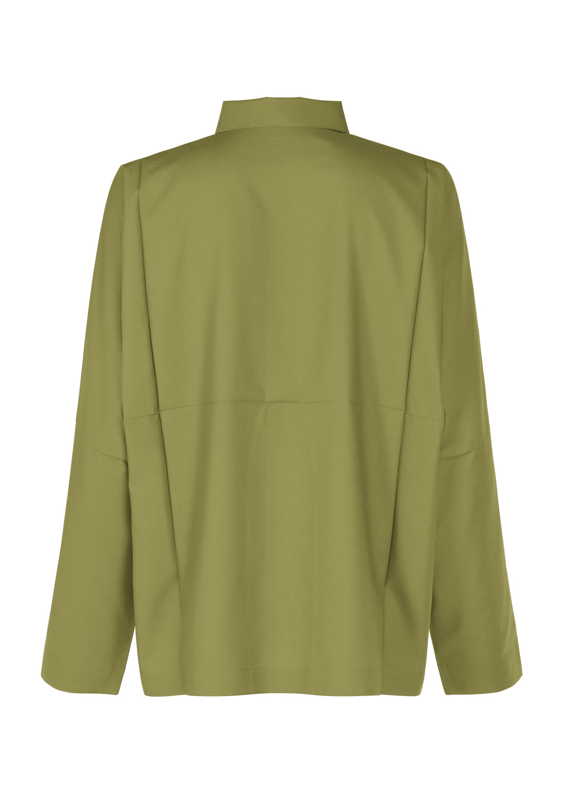 COMPACT SHIRT Long-sleeved Shirt Light Green – ISSEY MIYAKE EU