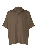 A product shot of the IM Men COMPACT SHIRT shirt in dark brown (45), recurring_style.