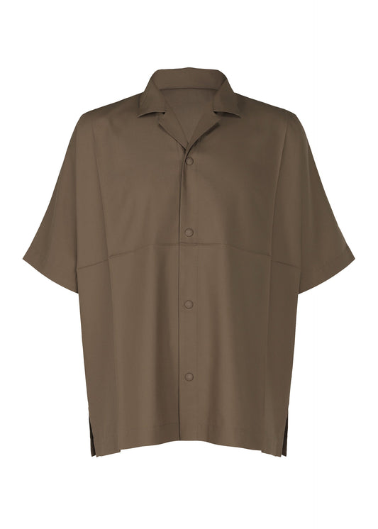 A product shot of the IM Men COMPACT SHIRT shirt in dark brown (45), recurring_style.