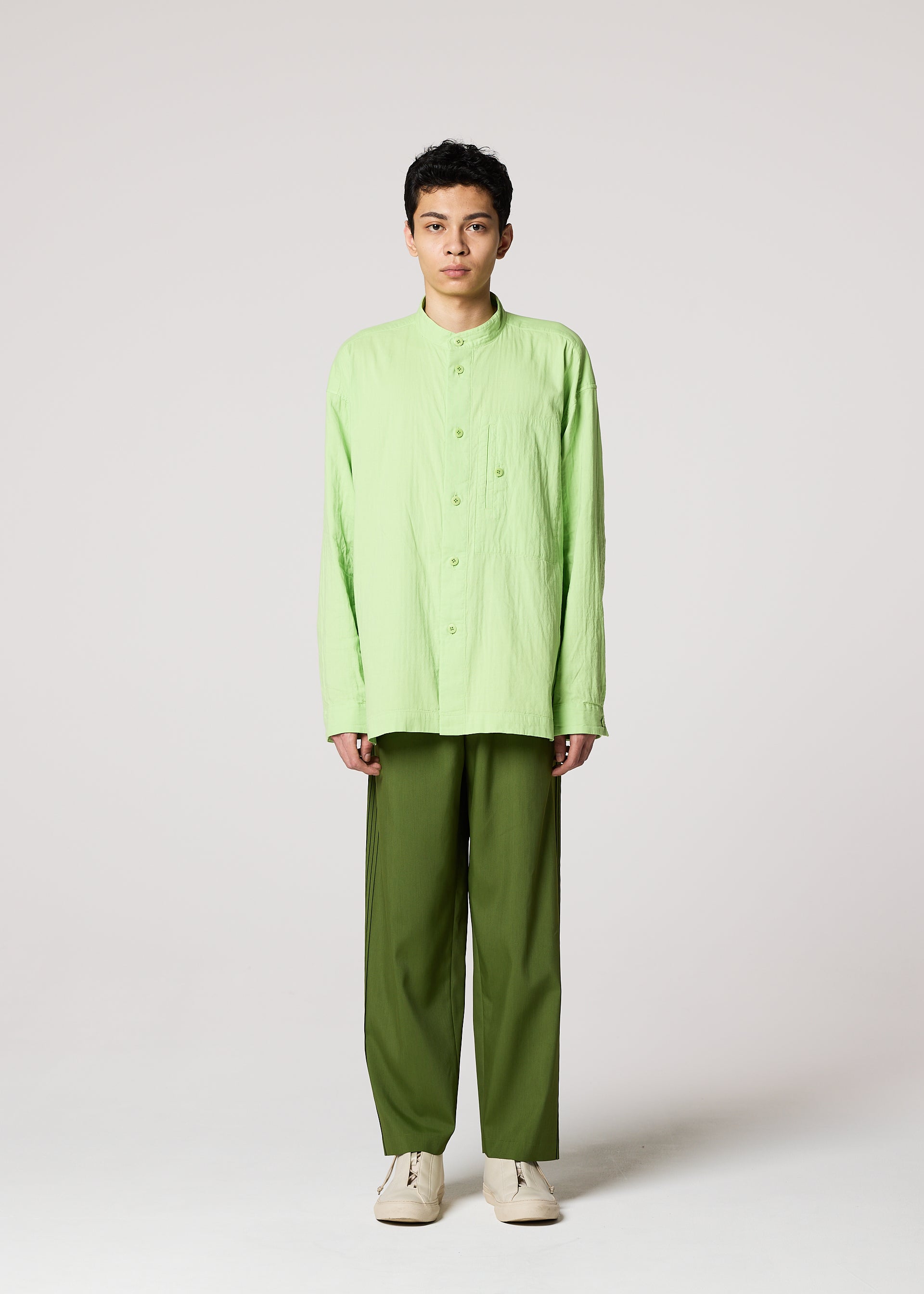 ISSEY MIYAKE  リネンコットンシャツ LINEN LIKE SHIRT – isseymiyake.com