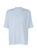 A product shot of the IM MEN SHRINK STRETCH T t shirt in light blue.