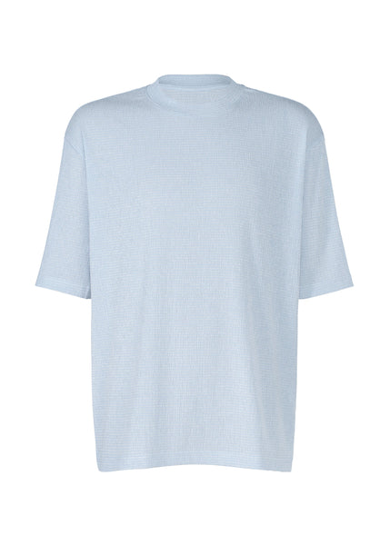 SHRINK STRETCH T Top Light Blue – ISSEY MIYAKE EU