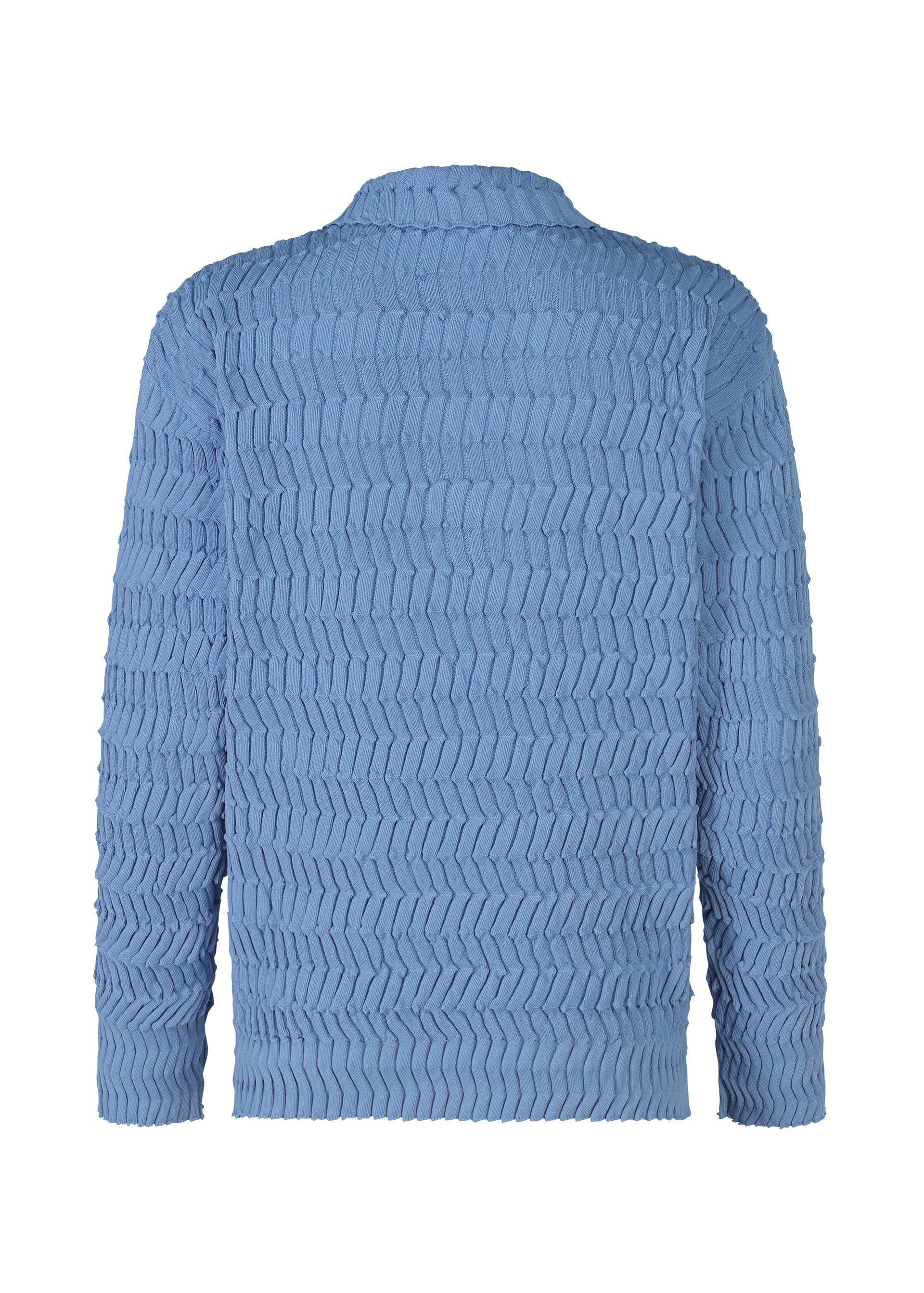 A detail shot of the IM Men ZIG ZAG RIB KNIT prêt à porter.