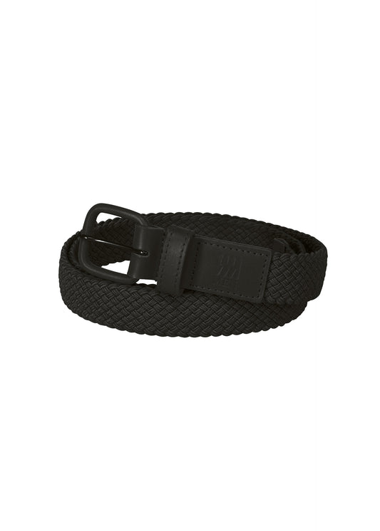 A product shot of the IM MEN STRETCH MESH BELT belt in black.
