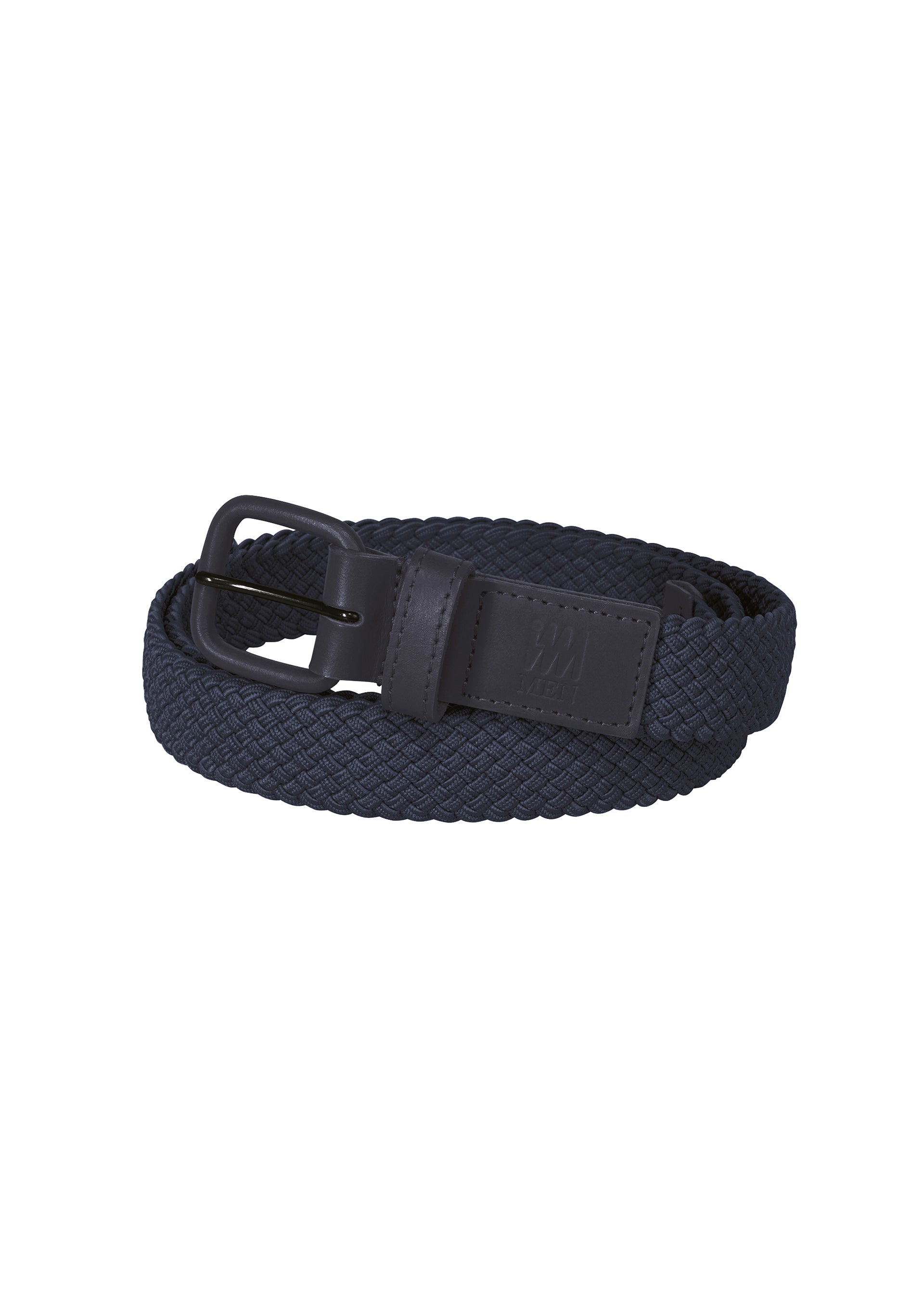 A product shot of the IM MEN STRETCH MESH BELT belt in navy.