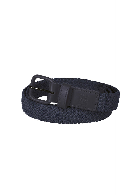 A product shot of the IM MEN STRETCH MESH BELT belt in navy.