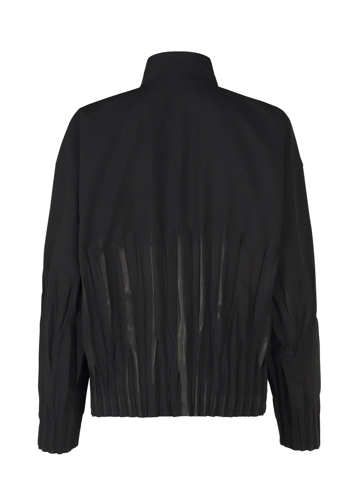 A detail shot of the IM MEN WAFT BLACK blouson.