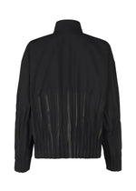 A detail shot of the IM MEN WAFT BLACK blouson.