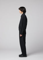 A model wears the IM MEN COMFORT COTTON comfort-cotton-blouson-saxe-blue.