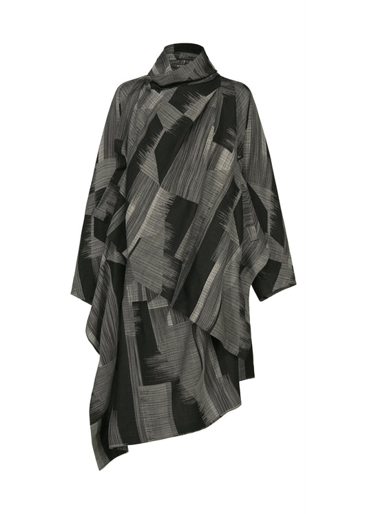 A product shot of the IM MEN KASURI blouson in black.
