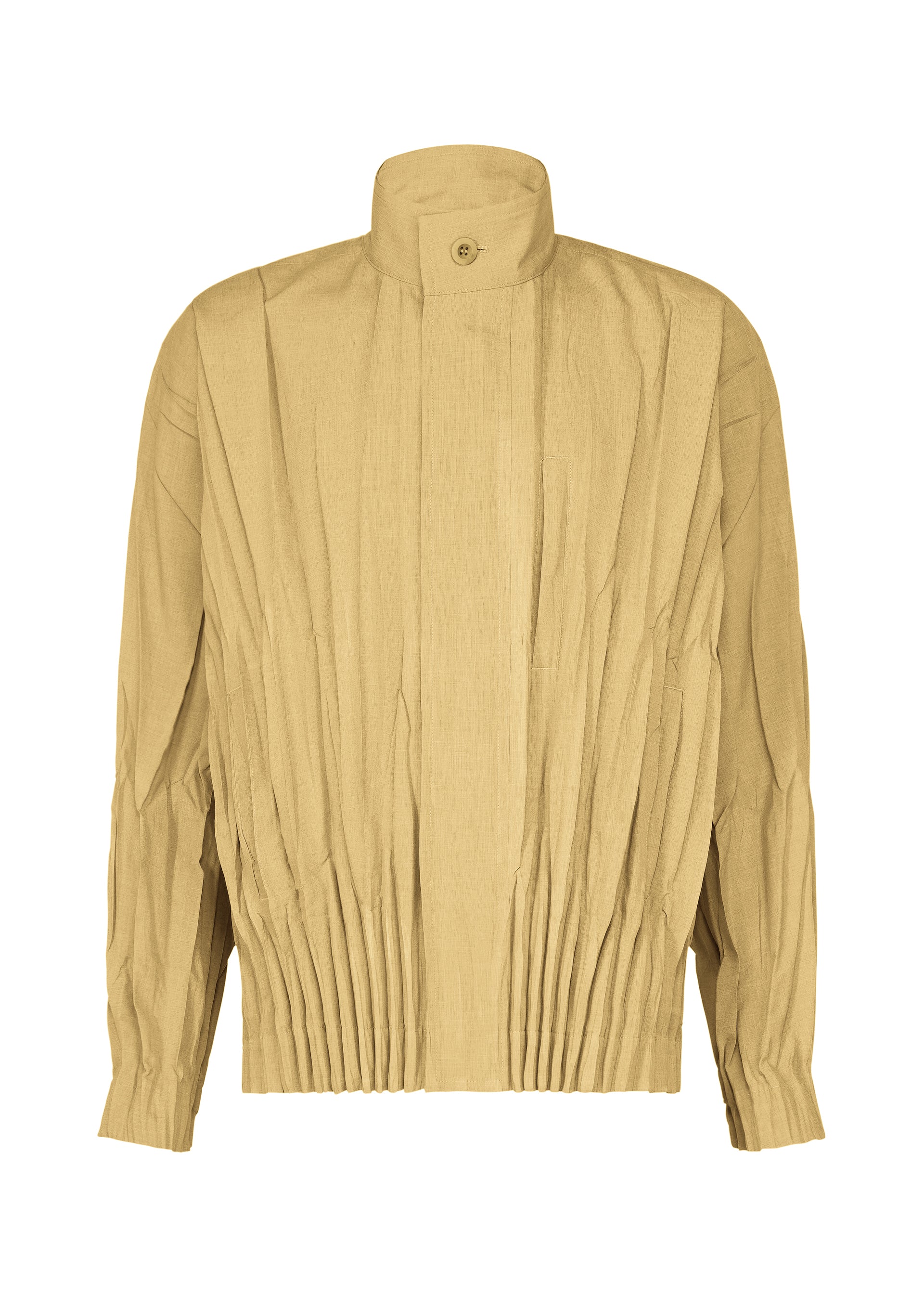 A product shot of the IM MEN EDGE blouson in beige.