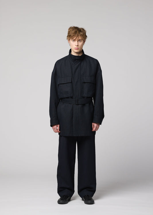 A model wears the IM MEN TOUGH WOOL COTTON blouson.