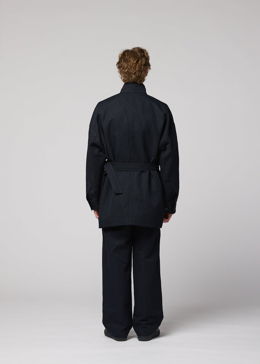 A model wears the IM MEN TOUGH WOOL COTTON blouson.