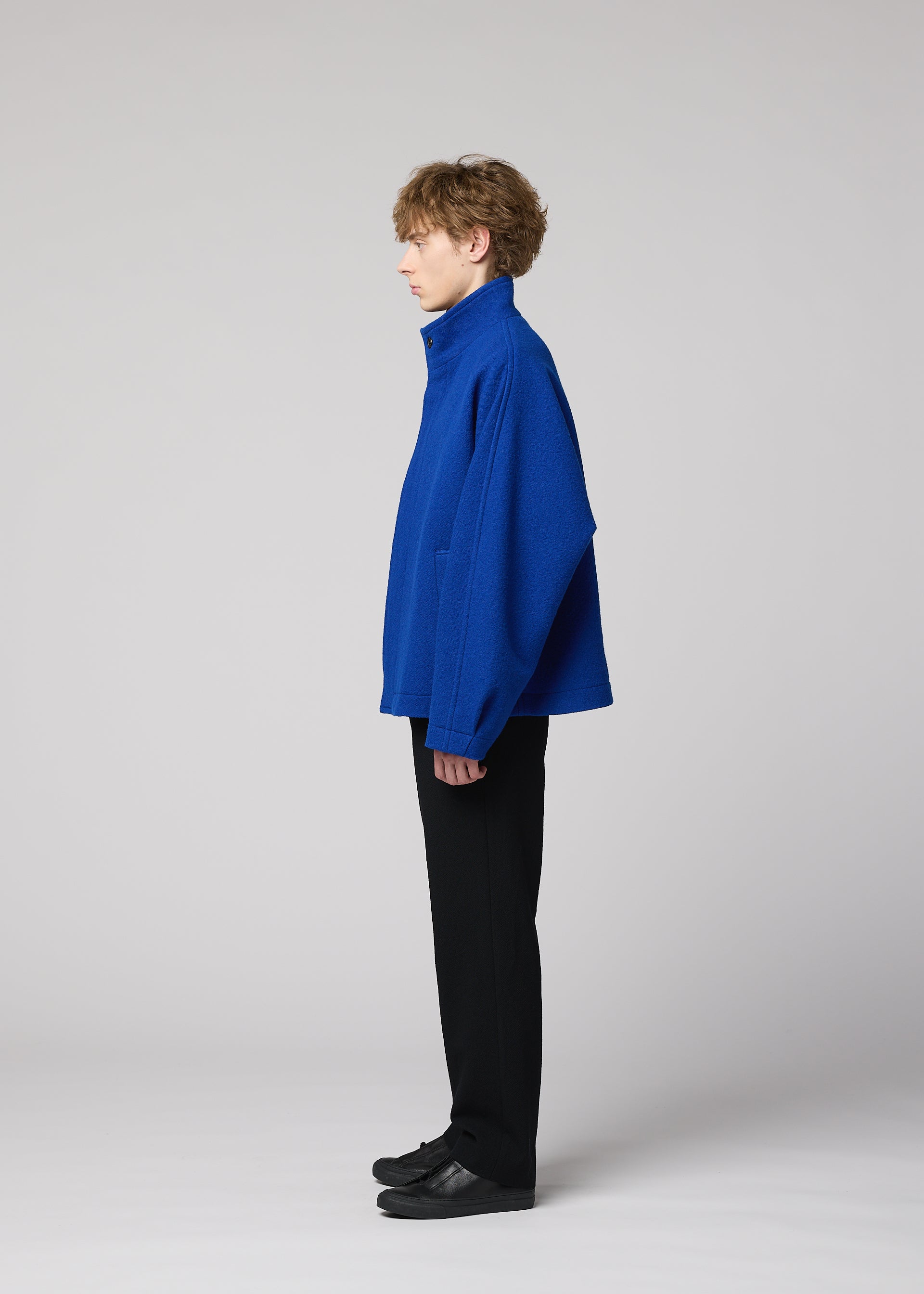 FULLER WOOL Blouson Blue – ISSEY MIYAKE EU